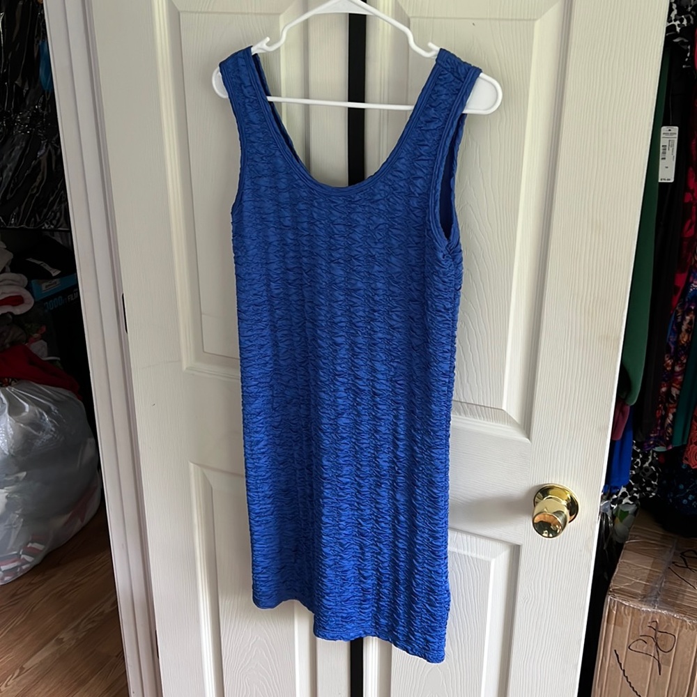 Blue dress